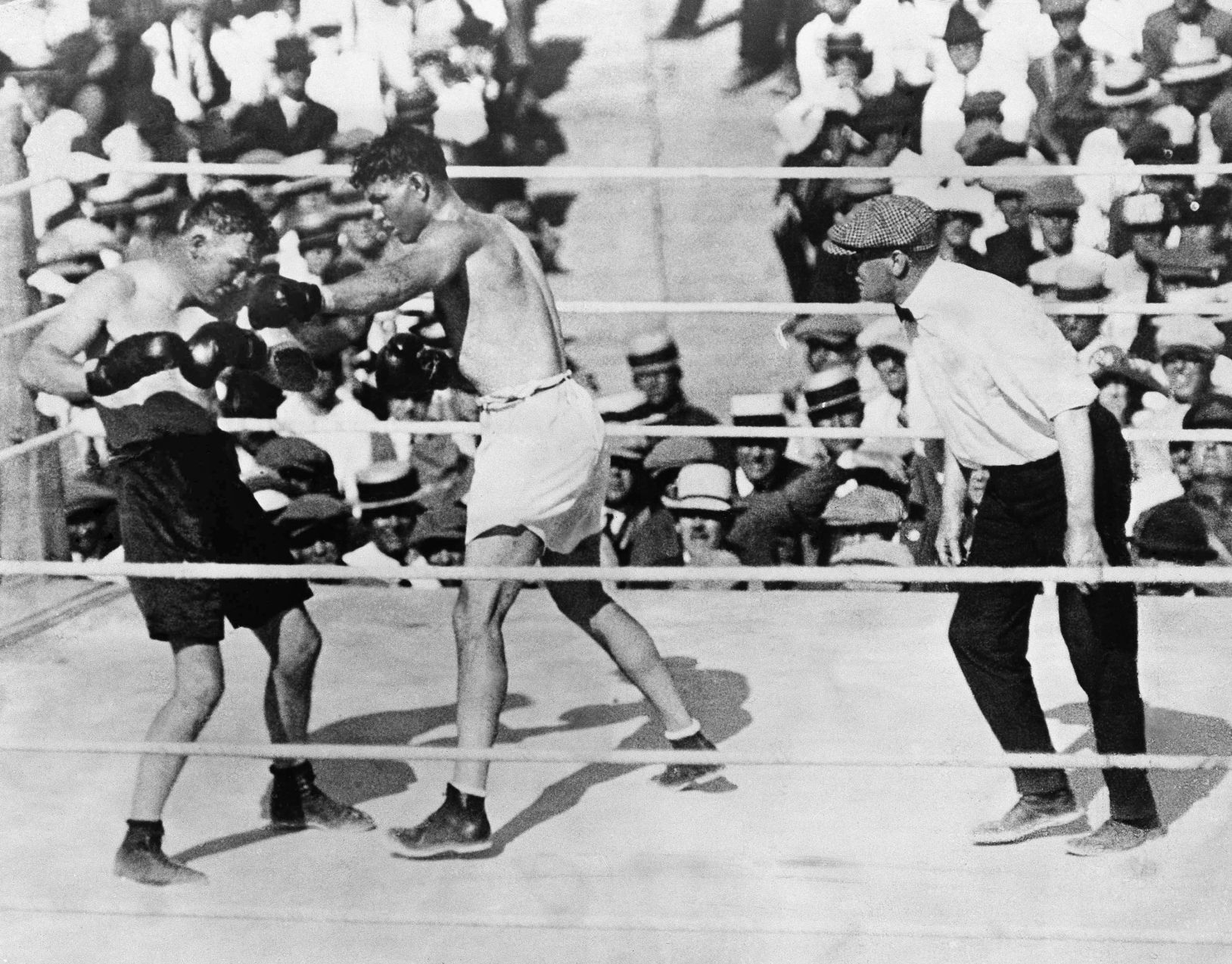 1919 and 1923: Jack Dempsey wins heavyweight title fights